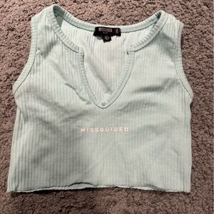 Light blue Missguided Tank Top